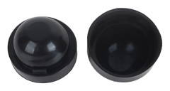 2 st 90mm Svarta Gummi Bil LED Strålkastare Dammskydd Hölje Tätningslock Vattentätt