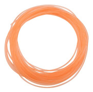 Orange Slät PU Polyuretan Rund Rem för Drivtransmission (2mm*10m)