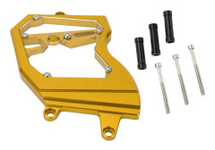 Kedjeskydd för framdrev CNC Aluminiumlegering Motorcykel Omklädnad Ersättning för ZX6R 2009‑2021 Guld
