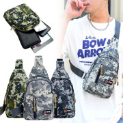 Dam Sling Bag - Axelryggsäck Bröstväskor Crossbody Daypack - stock green