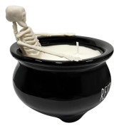 Halloween Dekorationer - Halloween Skalle Ljus - Vintage Farmhouse Gotisk Heminredning Bordsdekoration
