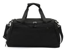 Torr våtseparation Bagageväska med handtag Multifunktionell förvaringsväska för kvinnor män unisex Black