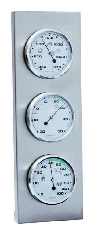 Väderstation analog Sunartis THB 197 Prognos för=12-24 timmar