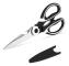 Kitchen Scissors, Sharp Multifunction Stainless Steel Scissors, Kitchen Scissors With Lid And Bottle Opener For Chicken, Poultry, Fish, Meat, Vegetabl