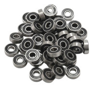 50st/set 608 Kullager Abec-5 8x22x7 Mm Djup Skåra Kolstål Förseglat