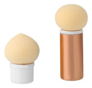 2 st Spongesvamps Glitterpulver Punktgradering Penslar Nagel Manikyr Verktyg Guld Ros