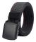 Nylonbälte för män - Plastspänne med svart röd tråd - Full
