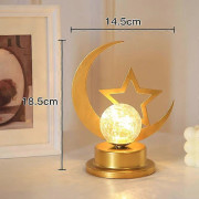 Järn Eid Nattlampa Dekoration Ramadan Eid