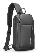 Herr Crossbody Bag Sling Bag Resväska Stor Bröstväska Dagryggsäck Förvaringsväska för iPad 11-tums surfplatta