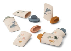 Liewood - Malik Printed Mini Ice Pops - Sea creature / Sandy - One size