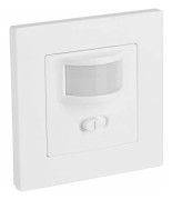 PIR rörelsesensor 140° Väggströmbrytare Detektionsavstånd 9 meter Tryckknapp Ersättning