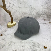 Hatt Dam Fyra Säsonger Kort Brätte Retro Söt Liten Brätte Grey
