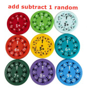 Matematik Fidget Spinner Matematikspel Aritmetik Snurrleksak Matematikundervisning Addition Subtraktion Multiplikation Division Pusselspel