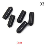 20 st Ändskydd Cap Vattentätt cover Vinyl Gummi Stål Stång T