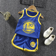 Sportbaskettröja för barn Warriors nr 30 Blå B30 90cm