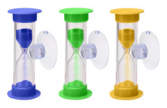 Timglas med 3 sugkoppar, 3 minuters barntandborste timer, avtagbar tandborste timglas, kök dusch timer, tandborste nedräkning(3c