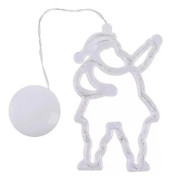 Christmas Cartoon Sugkopp String Lights Enkel Xmas Festival dekorativa ljus för semester fester Santa Claus