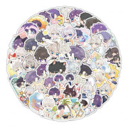 Love and Deep Space Klistermärken 120-Pack | Shen Xinghui, Qi Yu, Qin Che & Li Shen | Vattentäta Dekaler för Laptop, Vattenflaska (Chibi C Chibi Character 2 Set