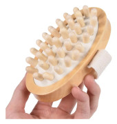 in 1 Kroppsborste för torr hud, naturlig borst, tar bort döda hudceller, celluliter, exfolierar, hälsa, massageverktyg, blodcirkulation~01419
