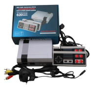 620 Spelkonsol 500-i-1 NES Hemvideospelskonsol, Retro 80-tals FC Röd och Vit Spelkonsol