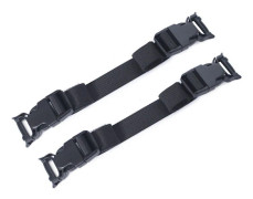 2st Taktiska MOLLE-remmar Kompressionsremmar SVART Black