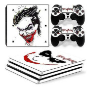 Ps4 Pro Console And Controllers Skin Sticker - Joker