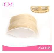 LM Synthetic Invisable Seamless Hair Pads Clip In 2Clips Öka hårvolymen Hårförlängningar Top Side Cover Hårstycke 104 3 pcs