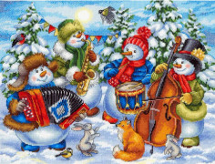 Broderikit MP Studia "Glad orkester" 32x25 cm