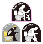 Kreativ Toalett-Sandtimer Sandtimer i Plast Sandglas Timer Hantverkspresent
