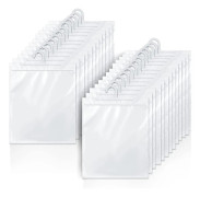 24-pack Hängande Förvaringsväskor, Stor Haken 10 x 12,5 tum Transparenta Plastpåsar För Klassrum, Bibliotek Och Apotek Hao