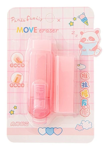 Gummi Erasers Färg Erasers ROSA Pink