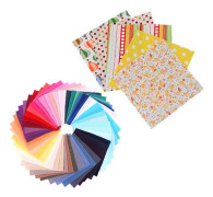 100 st 10x10cm DIY handgjorda lapptäcksbomullsdukar tygmaterial för sömnadsscrapbookingquiltning (slumpmässig stil)