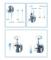 Shower set Ikonka Castors for the shower cabin, set of 8 pcs. KK9646