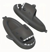 Nya modeller Shark Slide Sandaler - Ultra-mjuka Memory Foam Tofflor för Kvinnor & Män - Nyskapande Öppen Tå Design med Dämpad Molnkudde Sula - Idealisk för