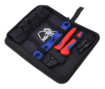 Portabelt fotovoltaiskt crimptångset 2.5 4 6mm² Terminal Crimper Handverktyg