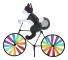 Vindkraftverk Leksak Trädgård Vind Spinner Kvarnar Katt Hund Cykel Regnbåge Vindhjul Vindkraftverk Utomhus Leksak Dekor (FMY) Black Cat