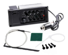 4-bands EQ Equalizer Piezo Pickup lämplig för EQ-7545R Förförstärkare Akustisk Gitarr Förförstärkare Förstärkare Stämapparat