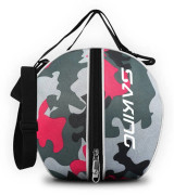 Basketboll Förvaringsryggsäck Axel Fotbollsväska KAMOUFLAGE camouflage red