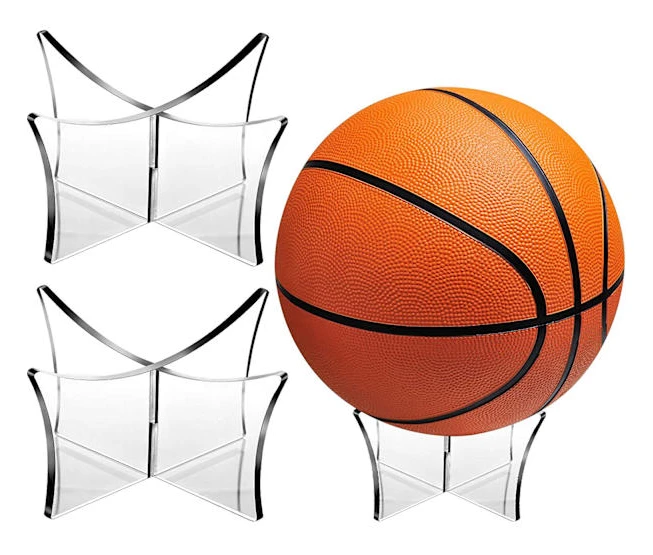 3 st Akrylbollhållare, Bollhållare Displayställ, för Fotboll Basketboll Volleyboll Rugby Displayställ