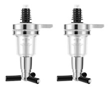 2 st 45 ml/1,5 oz Bar Butler Väggmonterad Ersättningsmunstycke Shot Dispenser för Roterande Spritflaskhållare