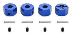 RC Bil Uppgradering Hex Kontakt 12MM Kit för MINI RC Biltillbehör Blå