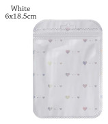 50 st Självförslutande Laserpåse VIT 6X18.5CM White 6x18.5cm