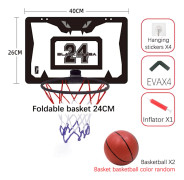 Bärbar Mini Basketbollkorg Leksakssats för inomhusbruk
