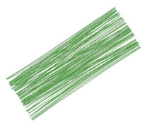 200 st gröna blomsterstjälkar i ståltråd, 35 cm, 20 gauge, för hantverk och tillverkning av konstgjorda blommor (20 gauge/diameter 0,9 mm/0,035 tum)