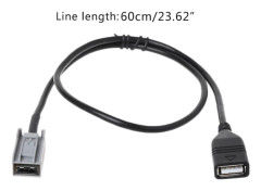 Aux USB eller Kabeladapter Hona Port Förlängningssladd För Civic Jazz för CR-V