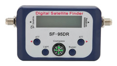 Digital satellitsökare Känslig LCD-display Bärbar DC 13‑18V Satellitsökare med ATT-summerfunktion och kompass