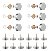20-pack Borstade Rostfria Skruvar med 12 mm Dekorativa, A