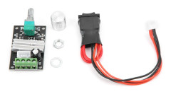 DC Motor Hastighetsregulator PWM Justerbar Brytare CW CCW Drivrutin 6V 12V 24V 3A