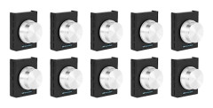 10x USB Volymkontroll, Förlustfri PC Datorhögtalare Ljudvolymkontrollknapp, Justerare Digital