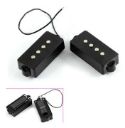 Svart 4-strängad Brusfri Pickup Set För Precision P Bass Stall Pickup Set ny